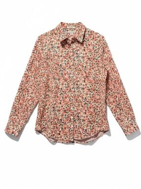 L.L. Bean Wrinkle-Free Floral Button-Down Shirt – Large Tall